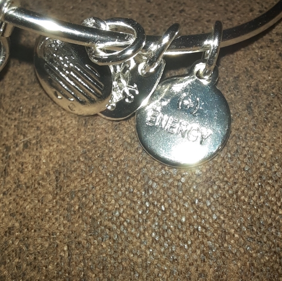 Alex and Ani Color Virgo Zodiac Charm Bangle Shiny Silvertone Finish - Picture 4 of 10